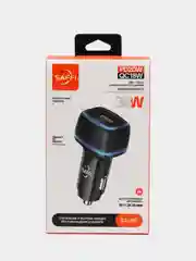 Зарядка для телефона в машину, прикуриватель, быстрая, USB, Type C
