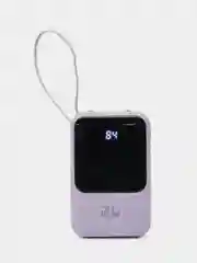Лавандовый внешний аккумулятор портативный повербанк powerbank 10000 mAh, зарядка на Айфон, Андроид