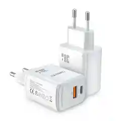 Белый cетевой адаптер CharGuide 30 Watt для быстрой зарядки телефона