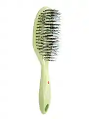 Зеленый i LOVE MY HAIR / Расческа, щетка для волос Spider Classic 1502 глянцевая, размер L