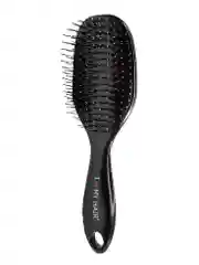 Черный i LOVE MY HAIR / Расческа, щетка для волос Spider Classic 1502 глянцевая, размер L