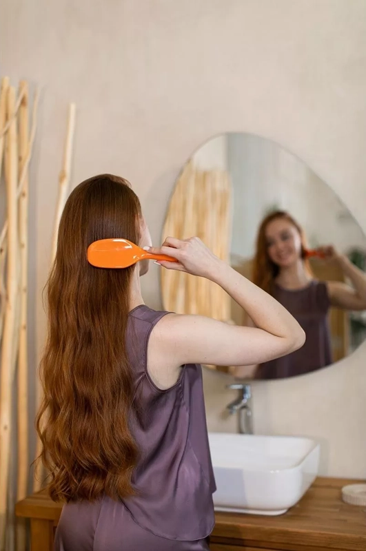 I LOVE MY HAIR / Расческа, щетка для волос Spider Classic 1502 глянцевая, размер L