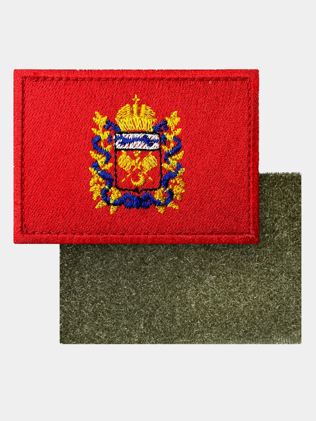 Нашивка шеврон на одежду Флаг Оренбургской области, на липучке