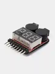 Тестер / индикатор напряжения LiPo Low Voltage Alarm (1-8s)