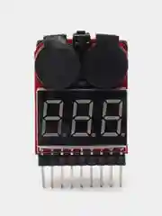 Тестер / индикатор напряжения LiPo Low Voltage Alarm (1-8s)