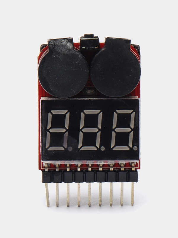 Тестер / индикатор напряжения LiPo Low Voltage Alarm (1-8s)