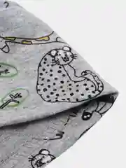 Серый металлик косынка для девочки / косынка на лето / бандана / косынки девочке / повязка на голову