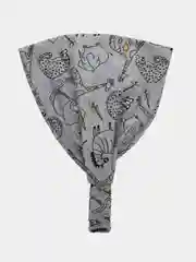 Серый металлик косынка для девочки / косынка на лето / бандана / косынки девочке / повязка на голову