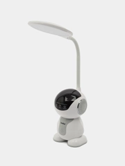 Светильник настольный Camelion KD-858 C01 белый+серый, LED, робот