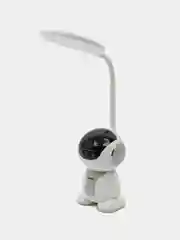 Светильник настольный Camelion KD-858 C01 белый+серый, LED, робот