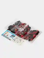 Алый детский 3D конструктор для мальчиков, спорткар, танк, ракета, полиция