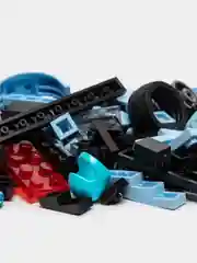 Аметистовый детский 3D конструктор для мальчиков, спорткар, танк, ракета, полиция