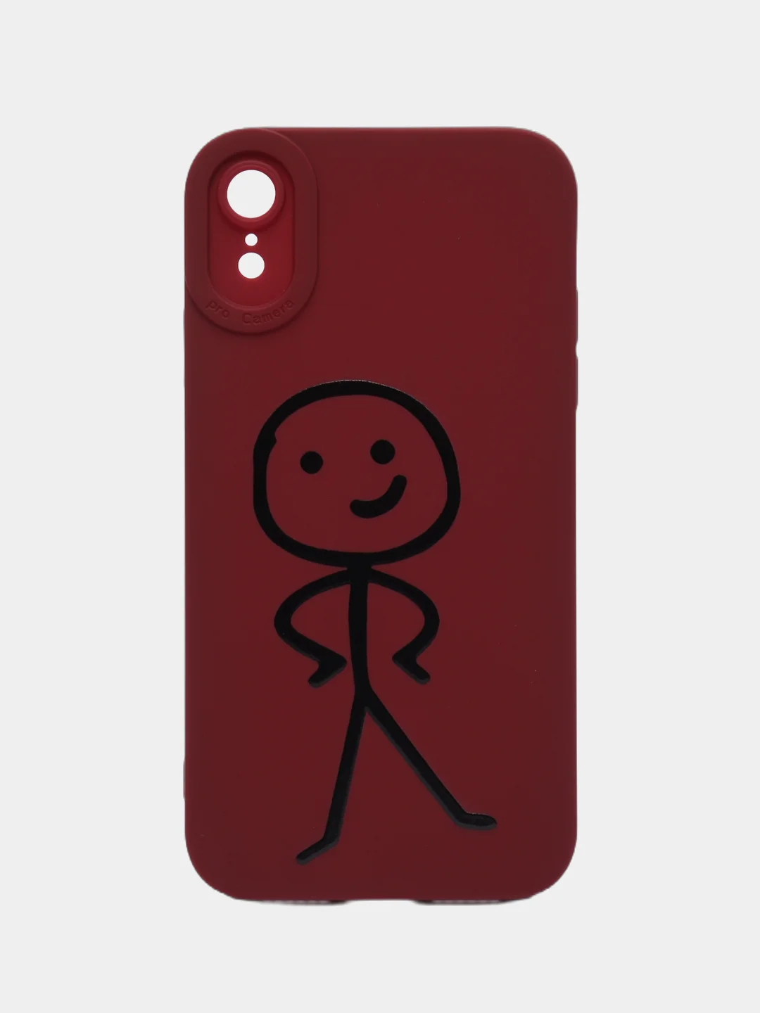 Алый чехол для(на) iPhone(Айфон)XR,11,12,13,14, Pro, Plus, Max, Mini,силиконовый с принтом