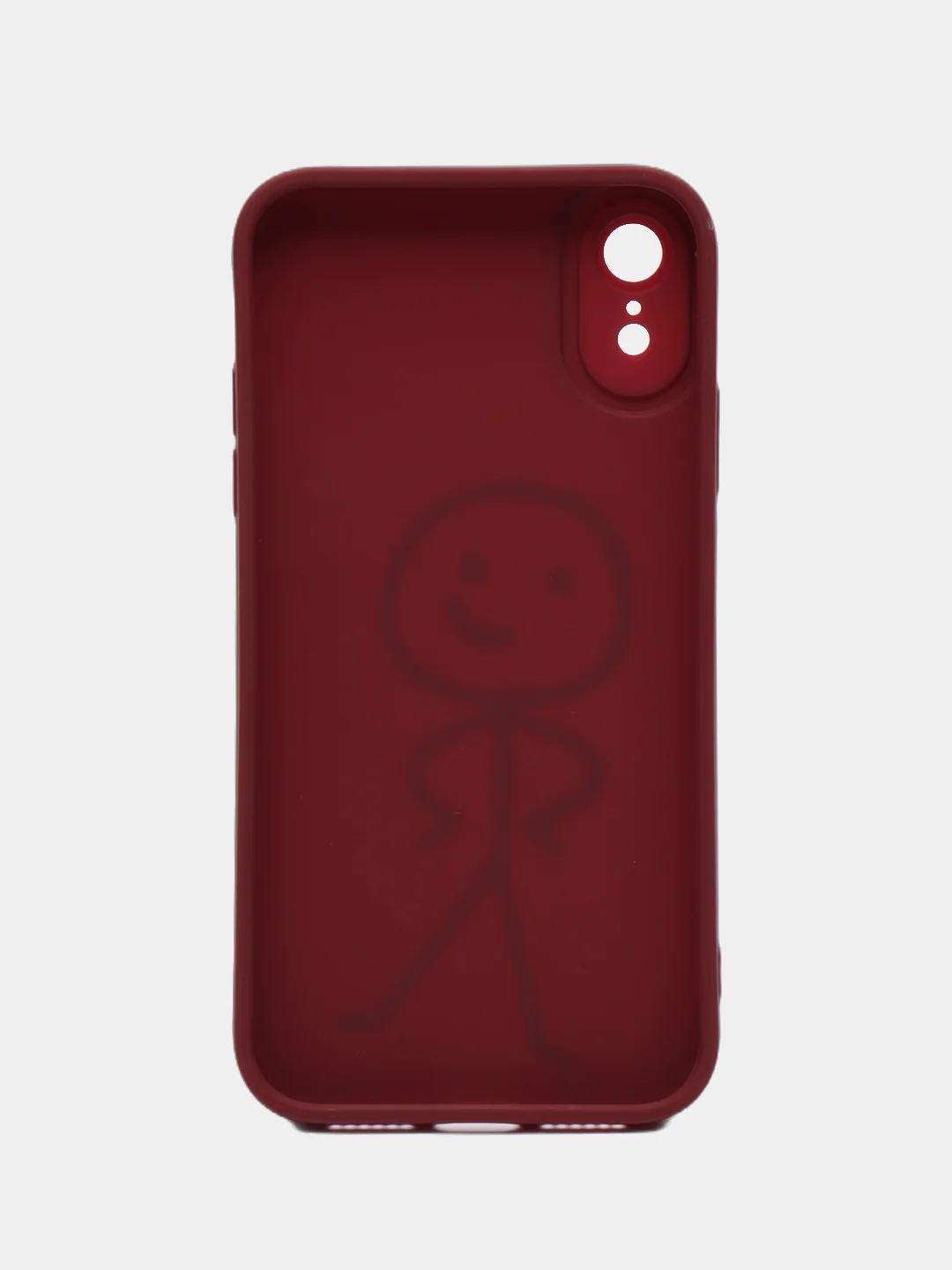 Алый чехол для(на) iPhone(Айфон)XR,11,12,13,14, Pro, Plus, Max, Mini,силиконовый с принтом