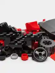 Коралловый детский 3D конструктор для мальчиков, спорткар, танк, ракета, полиция