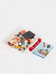 Оранжевый детский 3D конструктор для мальчиков, спорткар, танк, ракета, полиция