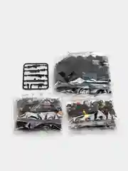 Разноцветный детский 3D конструктор для мальчиков, спорткар, танк, ракета, полиция