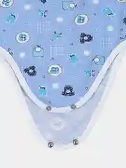 Голубой боди песочник для новорожденного, 100% хлопок, кулирка