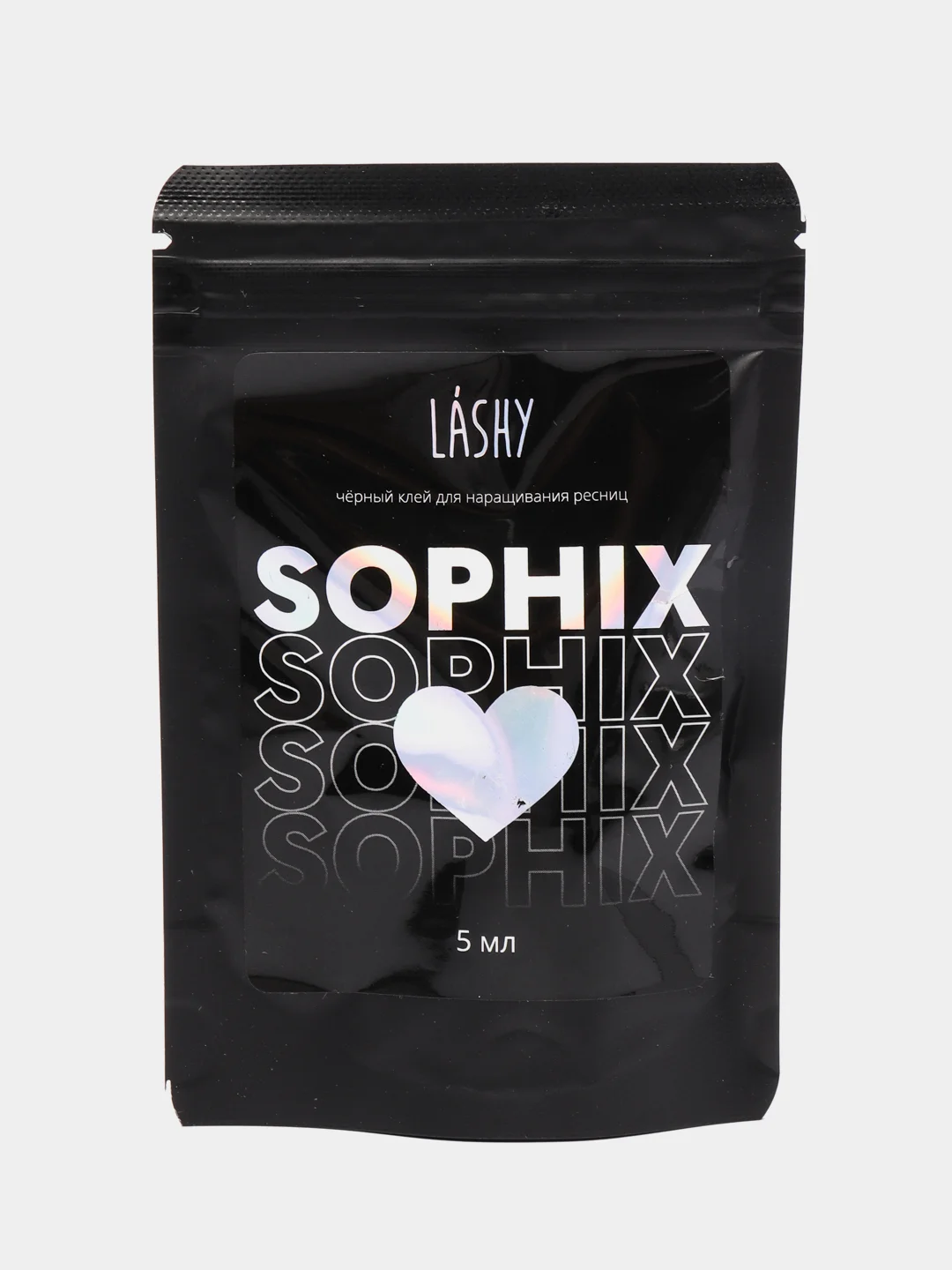 Клей чёрный для наращивания ресниц LASHY "SOPHIX", 5 мл