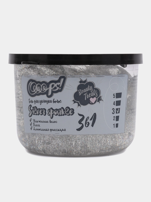 Гель для укладки волос Ooops! Silver sparkle