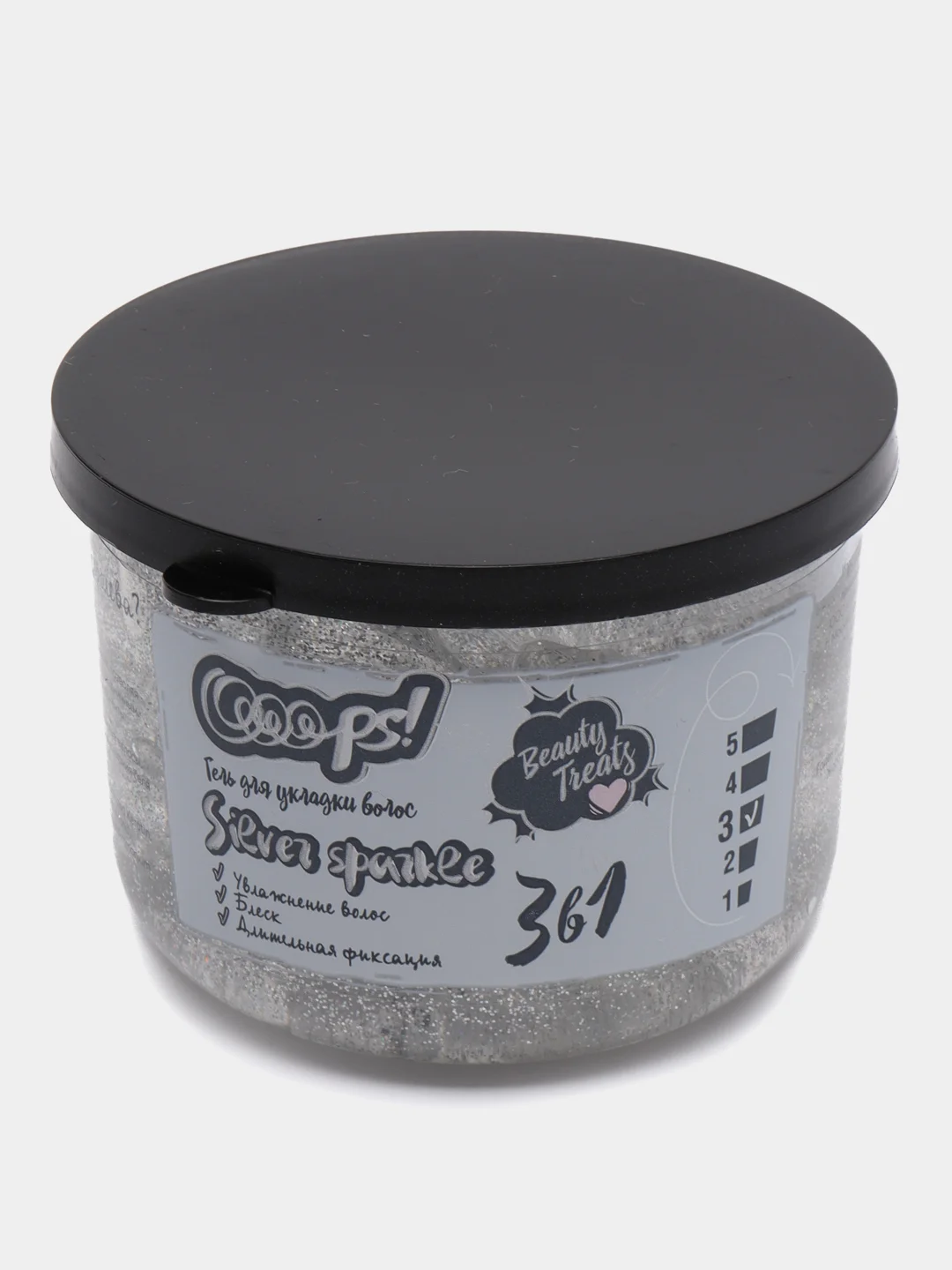 Гель для укладки волос Ooops! Silver sparkle