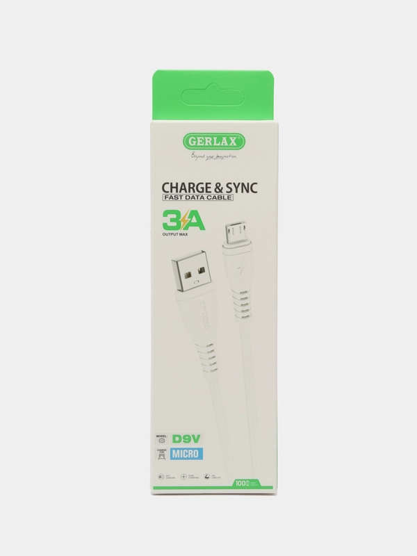 Кабель Micro USB с быстрой зарядкой, 3 ампера, Qualcomm 3.0, зарядник, микро