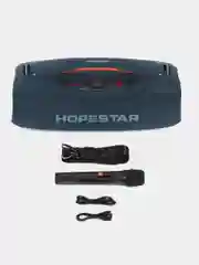 Портативная Bluetooth колонка HOPESTAR A60-100W с микрофоном и RGB подсветкой, функция TWS