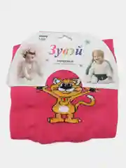 Вишнёвый колготки для девочек, махровые, с тормозами