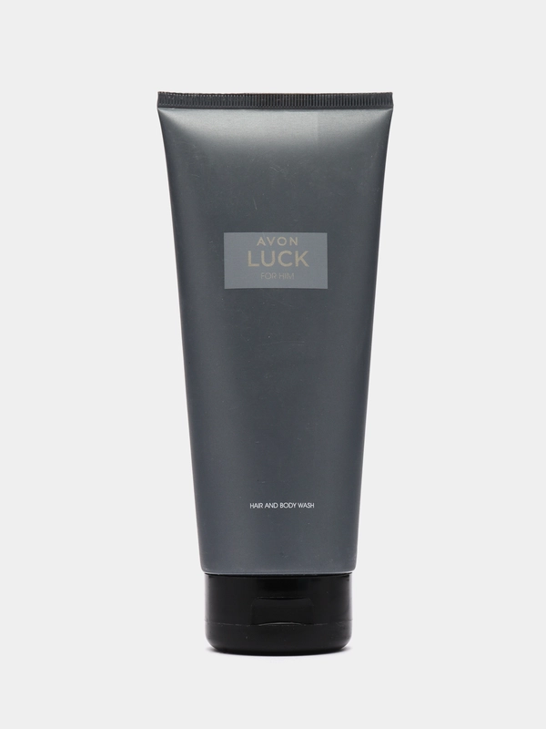 Мужской шампунь-гель для душа "Avon Luck" , 200 мл
