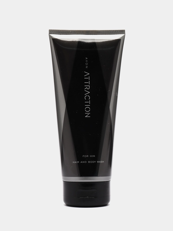 Мужской шампунь-гель для душа "Avon Attraction" , 200 мл