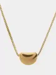 Цепочка с кулоном сердечко, золото цвета