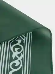 Тёмно-зелёный молитвенный коврик КАРТОФАН дорожный с компасом, намазлык, ковер для намаза, молитвы