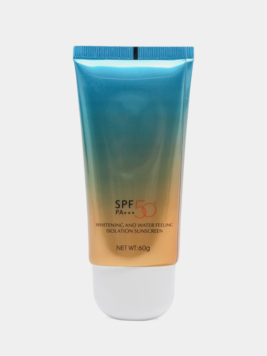 Оранжевый солнцезащитный крем от загара для лица и тела SPF50+, увлажняющий с коллагеном