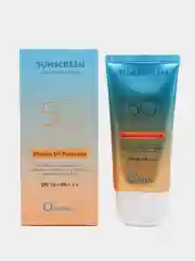 Солнцезащитный крем от загара для лица и тела SPF50+, увлажняющий с коллагеном