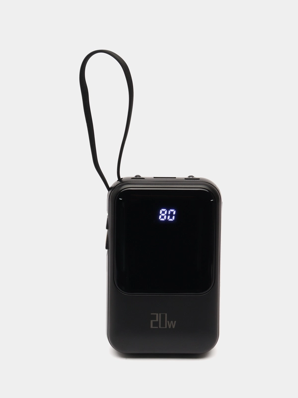 Внешний аккумулятор портативный повербанк powerbank 10000 mAh, зарядка на Айфон, Андроид