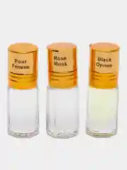 Подарочный женский набор из 3 ароматов по 3 мл Black Opium, Rose Musk, Pour Feme