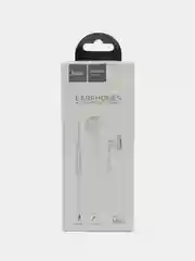Белый наушники с микрофоном HOCO M-53 (3.5 mm jack),  белые