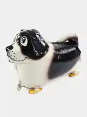 Бежевый шарик с утяжелителем божья коровка/ собачка, ходячие шарики