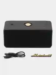 Черный портативная bluetooth колонка Marshall Emberton