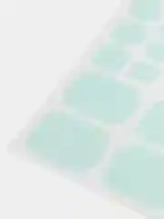 Бирюзовый лаковые полоски для педикюра топ, дизайн ногтей, наклейки для ногтей, набор