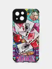 Разноцветный чехол для айфона на iPhone 14, Pro, Pro Max, Plus