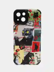 Серый чехол для айфона на iPhone 14, Pro, Pro Max, Plus