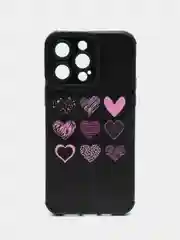 Черный чехол для айфона на iPhone 14, Pro, Pro Max, Plus