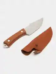 Нож стальной, 21 см, с рукояткой "под дерево", для обвалки мяса, в чехле