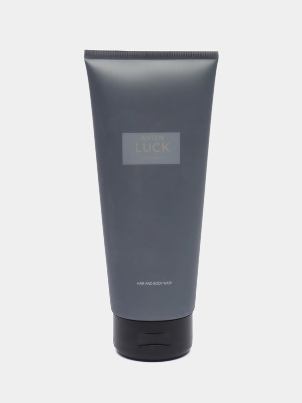 Мужской шампунь-гель для душа "Avon Luck" , 200 мл
