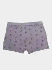 Серый трусы мужские, боксеры, больших размеров, King Size, c рисунком "Кросс"