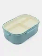 Ледяной ланч-бокс для хранения еды , контейнер для продуктов 850ml, 3 отсека, соусница, ложка