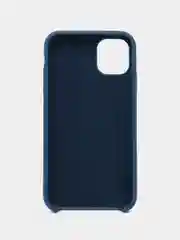 Синий меланж чехол Silicone Case для iPhone 11