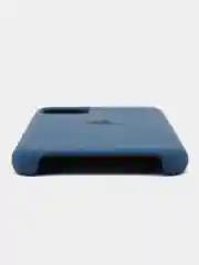 Синий меланж чехол Silicone Case для iPhone 11