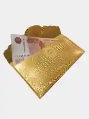 Золотой конверт для денег, золотой доллар, подарочный конверт, золотой конверт